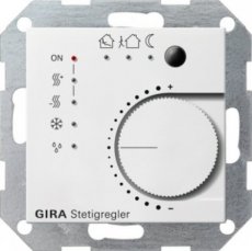 GIRA 210027  KNX thermostaat drukc.I/F 4v S55 z.wit m  EAN: 4010337048060   Op bestelling, geen terugname