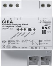 GIRA 212200  Voeding 320mA spoel KNX DIN-rail  EAN: 4010337023227