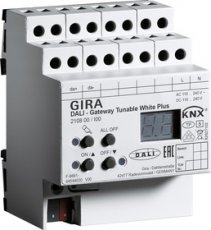 GIRA 210800  DALI-gateway Tunable WH Plus KNX DIN  EAN: 4010337032878