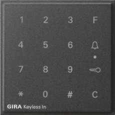 GIRA 851367  Op.st. codeklavier Gira TX_44 antraciet  EAN: 4010337032427   Op bestelling, geen terugname