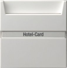 GIR 014027 GIRA 014027  Hotel-Card wissel (verl.) TK z.wit m  EAN: 4010337140276   Op bestelling, geen terugname