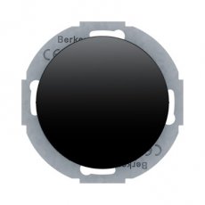 BERKER 10092035  Blindplaat met. ring R.classic zwart  EAN: 4011334377139   Op bestelling, geen terugname