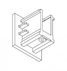 MODULAR 11241402  Track Cover plate zwart  EAN: 5413987231346   Op bestelling, geen terugname