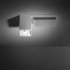 MODULAR 12825061  Rektor plaf LED 10,5W WW 1-10V wit/alu  EAN: 5413987195846   Op bestelling, geen terugname