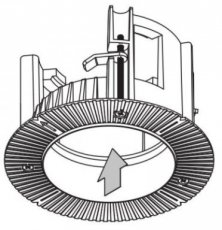 MODULAR 11624330  Recessed ring ?70  EAN: 5413987290206   Op bestelling, geen terugname