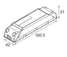 MODULAR 11630130  LED gear Deep Dim 500mA 20W dali  EAN: 5413987287268