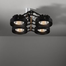 MODULAR 12024002  Nomad 111 4x LED 2700K SP GE zwart  EAN: 5413987217715   Op bestelling, geen terugname