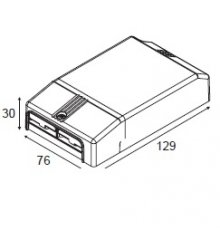 MODULAR 12404030  LED gear 1050-2100mA 45-55W  EAN: 5413987226298   Op bestelling, geen terugname