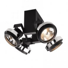 PSM LIGHTING 1451.10.2  RETRO alu grijs / zwart  EAN: 5400853030349   Op bestelling, geen terugname