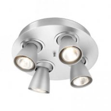 PSM LIGHTING 624.ES50.14.40  CUPIDO IV alu satijn/ano alu  EAN: 5400853069912   Op bestelling, geen terugname