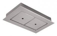 PSM LIGHTING 936.220.14.11  SQUARE 230V alu satijn / metaalgrijs  EAN: 5400853070437   Op bestelling, geen terugname