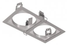 PSM LIGHTING FRAME2B.14  2x?85-87 SCS SYSTEM alu satijn  EAN: 5400853048641   Op bestelling, geen terugname