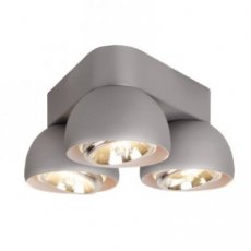 PSM LIGHTING 1815.11M.14.B  OLIVIA mat grijs text/alusat/led blauw  EAN: 5400853083727   Op bestelling, geen terugname