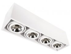 PSM LIGHTING 1878.1M.1M  Spinner X AR70 4x50W mat wit textuur  EAN: 5400853103449   Op bestelling, geen terugname