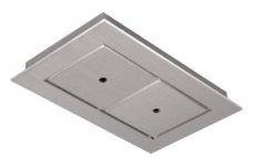 PSM LIGHTING 936.220.16.2  SQUARE 230V mat goud / zwart  EAN: 5400853070444   Op bestelling, geen terugname