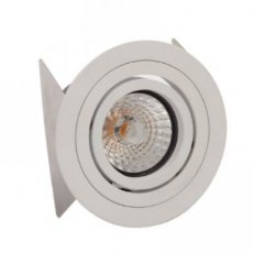 PSM LIGHTING 555.10011.14.WW  Nova inbouwspot richtbaar ?89 alu satijn  EAN: 5400853191378   Op bestelling, geen terugname