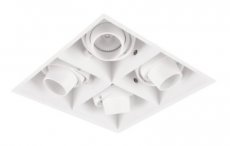 PSM LIGHTING 1889.ES50.11.14.2  SPINNER X plafondverlichting 35W sat/zw  EAN: 5400853110027   Op bestelling, geen terugname