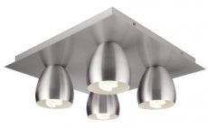 PSM LIGHTING 1915.ES50.14  OLIVIA MINI plafond GU10 50W alu sat  EAN: 5400853093856   Op bestelling, geen terugname