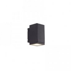 PSM LIGHTING W712.5B  MAURO wandlicht 40W IP55 inox 1x beh.  EAN: 5400853194850   Op bestelling, geen terugname
