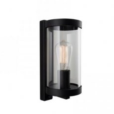 PSM LIGHTING W787.32X  POLINA wandlicht E27 60W IP44 glas zwart  EAN: 5400853227015   Op bestelling, geen terugname