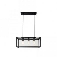 PSM LIGHTING 5101.3X.XL0.32X  TAVOLO hanglamp incl.bovenplaat open zw  EAN: 5400853225400   Op bestelling, geen terugname
