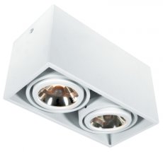 PSM LIGHTING 1876.GU10.1M.1M  SPINNER X AR70 wit textuur  EAN: 5400853300336   Op bestelling, geen terugname